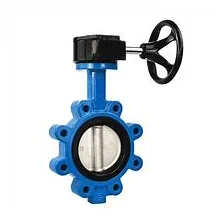 LT Manual Soft Butter Butterfly Valve Bi Guhên Pregruding